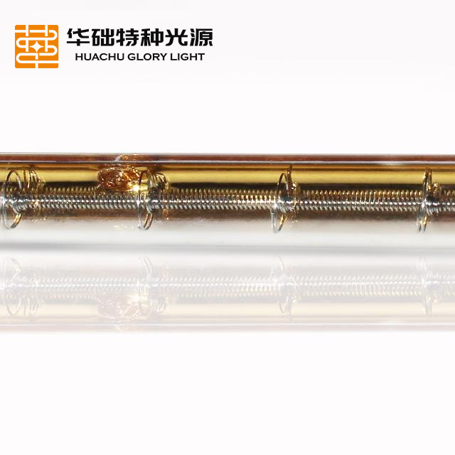 短波单孔镀金扁瓷头管