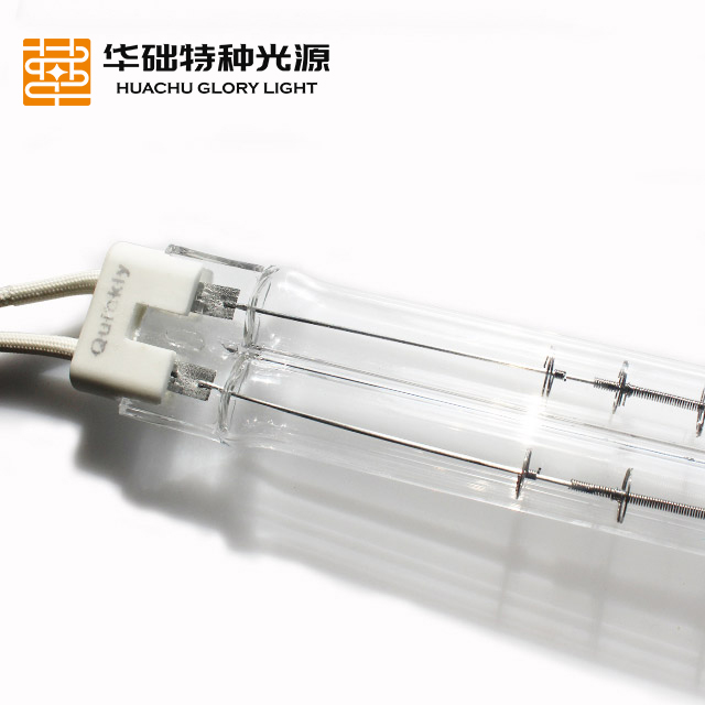 双孔短波透明双端扁瓷头管